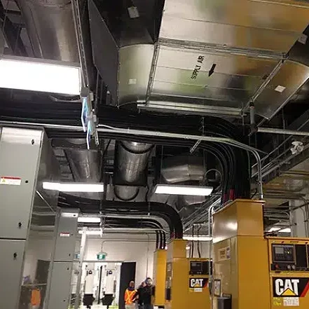 CAT Generator exhaust system