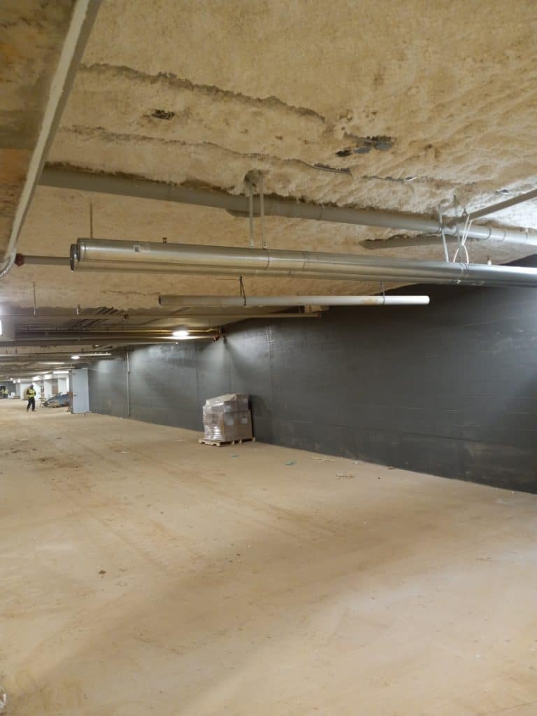 Tricky Pool Heater Exhaust and Air Intake installation in underground garage