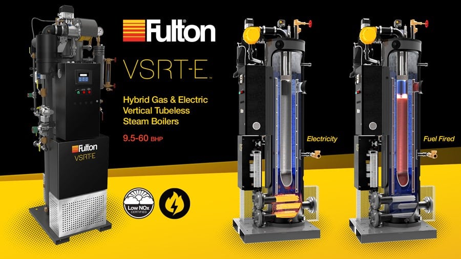 Fulton Hybrid Gas & Electric Steam Boiler