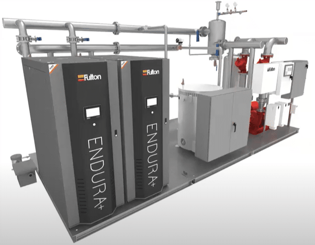 Fulton hybrid electric boiler system